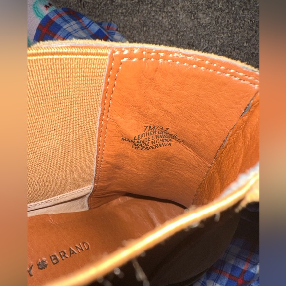 Lucky Brand Esperanza Tan Ankle Booties - Picture 4 of 6